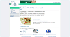 Desktop Screenshot of foodscience.ugent.be