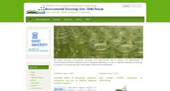 Desktop Screenshot of milieutox.ugent.be