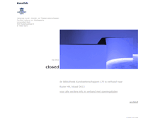 Tablet Screenshot of kunstbib.ugent.be