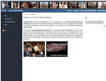 Tablet Screenshot of film-en-geschiedenis.ugent.be