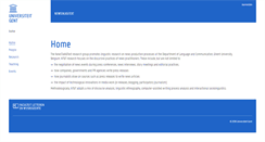 Desktop Screenshot of ntt.ugent.be
