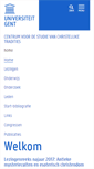 Mobile Screenshot of csct.ugent.be