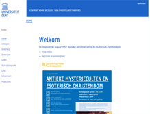 Tablet Screenshot of csct.ugent.be