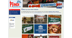 Desktop Screenshot of hindi.ugent.be