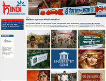 Tablet Screenshot of hindi.ugent.be