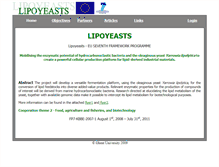 Tablet Screenshot of lipoyeasts.ugent.be