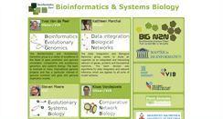 Desktop Screenshot of bioinformatics.psb.ugent.be