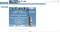 Desktop Screenshot of ecer2007.ugent.be