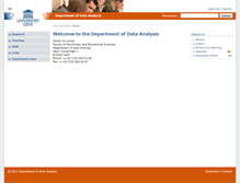 Tablet Screenshot of da.ugent.be