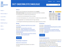 Tablet Screenshot of icto.ugent.be