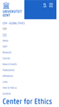 Mobile Screenshot of cevi-globalethics.ugent.be
