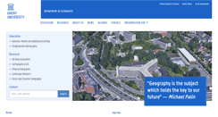 Desktop Screenshot of geografie.ugent.be