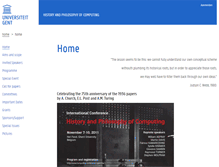 Tablet Screenshot of computing-conference.ugent.be