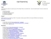 Tablet Screenshot of loge.ugent.be