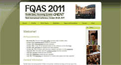 Desktop Screenshot of fqas2011.ugent.be