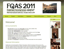 Tablet Screenshot of fqas2011.ugent.be
