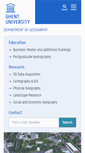 Mobile Screenshot of geoweb.ugent.be