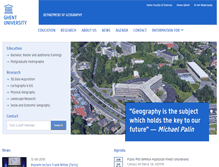 Tablet Screenshot of geoweb.ugent.be