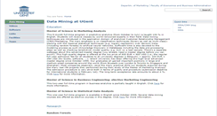 Desktop Screenshot of datamining.ugent.be