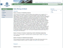 Tablet Screenshot of datamining.ugent.be