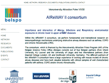 Tablet Screenshot of aireway.ugent.be