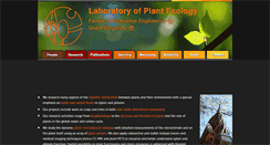 Desktop Screenshot of plantecology.ugent.be