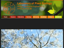 Tablet Screenshot of plantecology.ugent.be