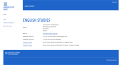 Desktop Screenshot of english.ugent.be