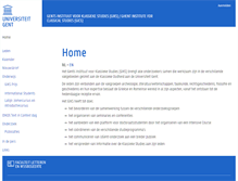 Tablet Screenshot of giks.ugent.be