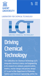 Mobile Screenshot of lct.ugent.be
