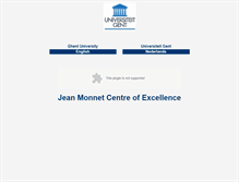 Tablet Screenshot of jmce.ugent.be