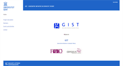 Desktop Screenshot of gist.ugent.be