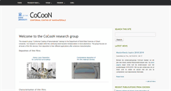Desktop Screenshot of cocoon.ugent.be
