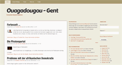 Desktop Screenshot of ouagadougou.ugent.be
